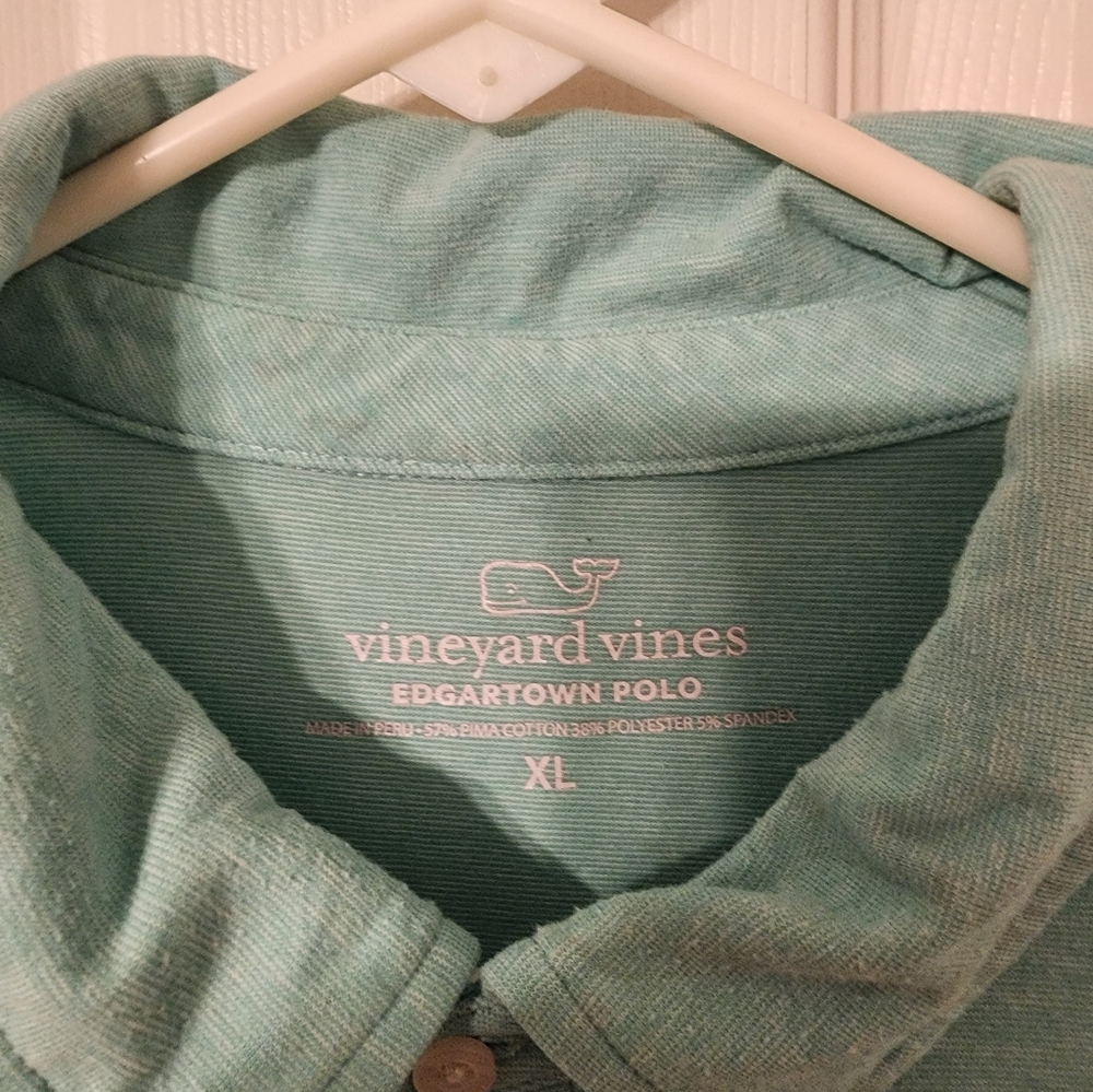 Men's Vineyard Vines Polo Xl Light Blue - Picture 2 of 12